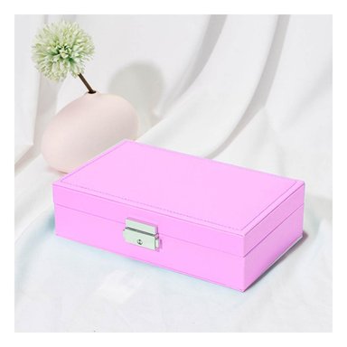 PACK2 JOYERO ELEGANTE Y ORGANIZADO EN ROSA Y+PAPEL DE REGALO