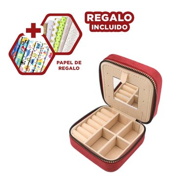 PACK12 CAJA SUAVE PARA LLEVAR JOYAS VINO Y+PAPEL DE REGALO