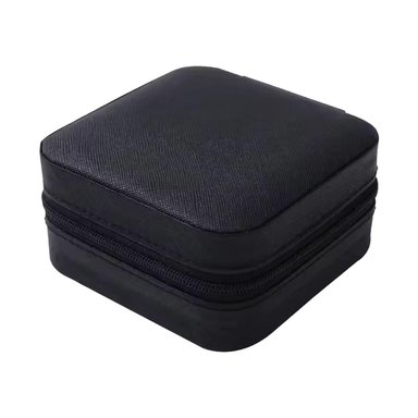 PACK2 JOYERO PEQUEÑO PARA VIAJES NEGRO Y+PAPEL DE REGALO