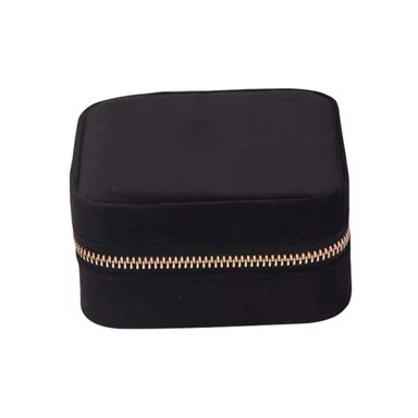 PACK2 JOYERO ORGANIZADOR PEQUEÑO PARA VIAJES DE COLOR NEGRO