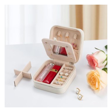 PACK4 COFRE PEQUEÑO DE VIAJE BLANCO Y+PAPEL DE REGALO