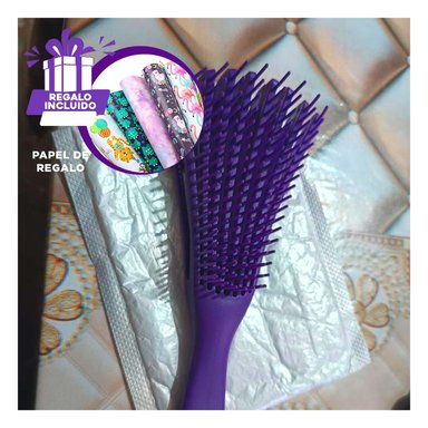 PACK6 PEINETA LIGERA PARA MUJERES MORADO Y+PAPEL DE REGALO