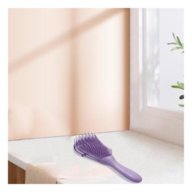 PACK4 PEINETA PARA QUITAR NUDOS DEL PELO EN MORADO