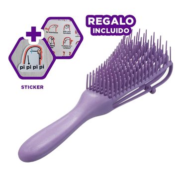 PEINE PARA PELUQUERIAS EN MORADO Y+REGALO STICKERS