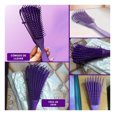 PACK4 PEINE DE CUERPO HUECO PARA PELO MORA Y+REGALO STICKERS
