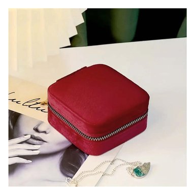 PACK12 CAJA ORGANIZADORA PARA VIAJES DE COLOR VINO