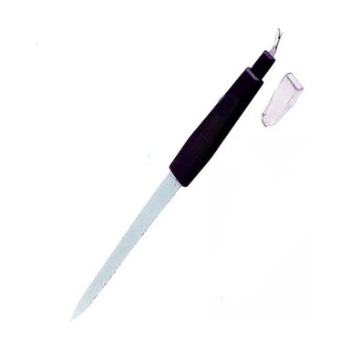 PACK12 ACCESORIO PARA MANICURE NEGRO Y PLATEADO CON SACA CUTICULAS Y+REGALO STICKER - 2