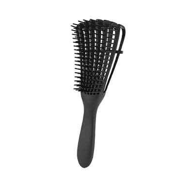 PEINE DESENREDANTE PARA CABELLO CON AGARRE COMODO NEGRO