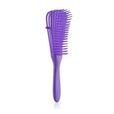 PEINE DESENREDANTE PARA CABELLO CON AGARRE COMODO MORADO