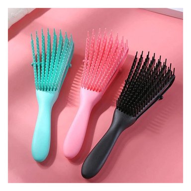 PACK12 CEPILLO PARA EL CUIDADO DEL PELO EN NEGRO