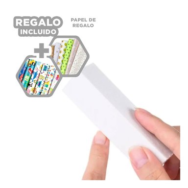 PACK12 ALISADOR PARA UNAS EN NEGRO Y+PAPEL DE REGALO