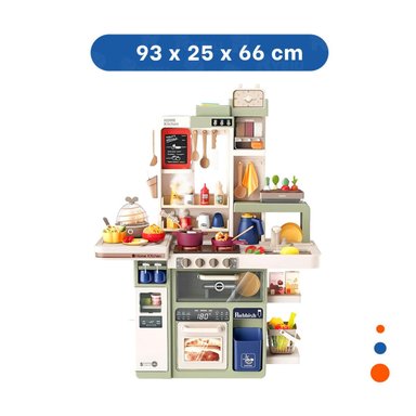 AREA DE COCINA INFANTIL CON ACCESORIOS PARA JUEGO IMAGINATIVO EN CASA Y+LIGAS REGALO - 4