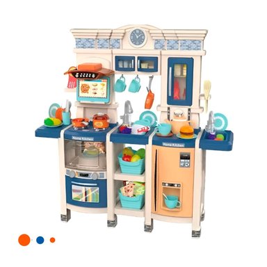 ESPACIO DE COCINA INFANTIL CON ACCESORIOS PARA JUEGO DE ROL Y+PAPEL REGALO - 1