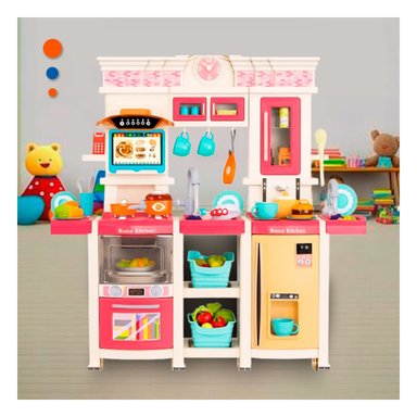 AREA DE COCINA INFANTIL CON ACCESORIOS PARA JUEGO CREATIVO EN CASA Y+REGALO STICKER - 2