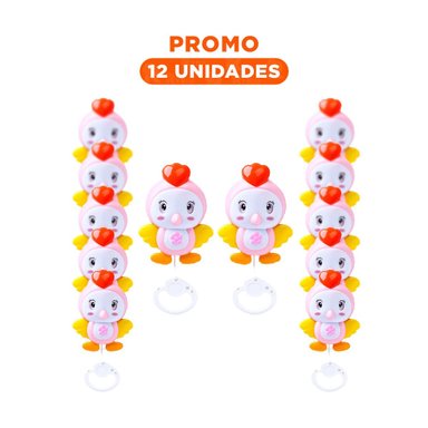 PACK12 ELEMENTO DECORATIVO ROSADO CON FUNCION MUSICAL INFANTIL Y+REGALO STICKER