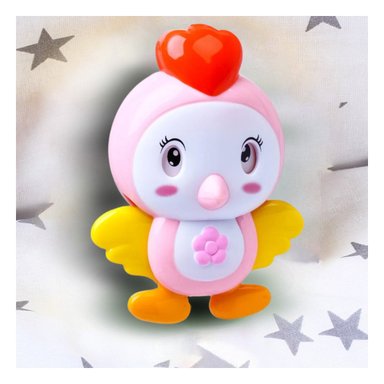MOVIL DECORATIVO ROSADO CON PAJARO MUSICAL PARA USO EN CUNA Y+REGALO STICKER - 2