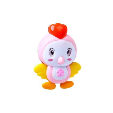 MOVIL DECORATIVO ROSADO CON PAJARO MUSICAL PARA USO EN CUNA Y+REGALO STICKER - 3