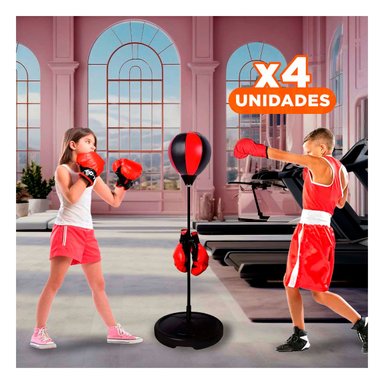 PACK4 SACO DE BOXEO MINI PROFESIONAL Y+REGALO STICKERS