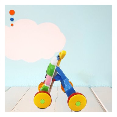 ANDADOR PARA CAMINAR DE NIÑOS HIPOPOTAMO Y+REGALO STICKERS - 3