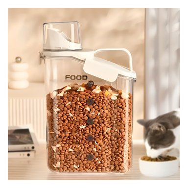 CONTENEDOR PRACTICO PARA COCINA EN CREMA Y+LIGAS DE REGALO