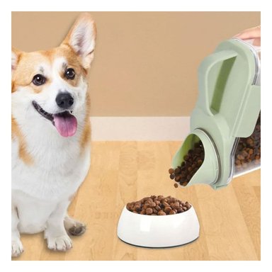 CONTENEDOR PRACTICO PARA COCINA EN VERDE Y+LIGAS DE REGALO