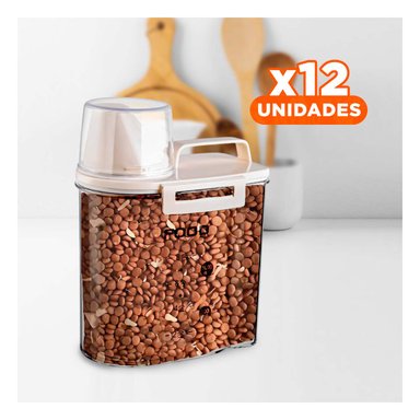 PACK12 ENVASE MULTIFUNCION COCINA DE 1L Y+REGALO STICKERS