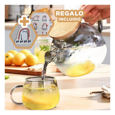 JARRA CON FORMA DE TETERA DE 1L Y+REGALO STICKERS