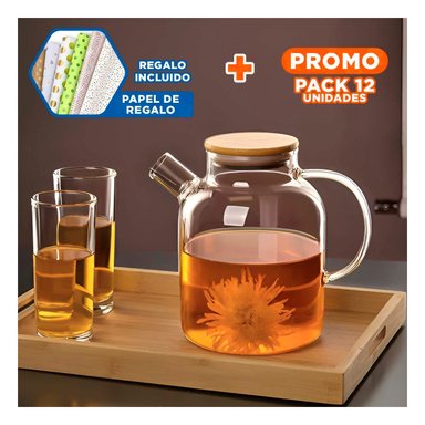 PACK12 RECIPIENTE CON BOQUILLA DE 1.5L Y+PAPEL DE REGALO