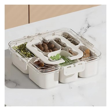 PACK6 KIT TRANSPARENTE DE 6 MINI BANDEJAS ORGANIZADO Y FACILES DE USAR Y+PAPEL REGALO - 5