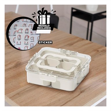 TAPER MULTIUSO CON MINI COMPARTIMENTOS Y+REGALO STICKERS