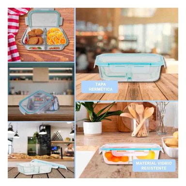 PACK6 ENVASE ORGANIZADOR CON LINEA CELESTE Y+PAPEL DE REGALO - 2