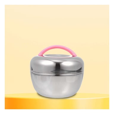 PACK6 TAPER TERMO ROSA Y PLATEADO 1L CIRCULAR DURABLE PARA USO DIARIO Y+REGALO STICKER - 5