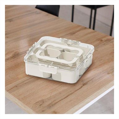 TAPER ORGANIZADOR CON MINI BANDEJITAS Y+LIGAS DE REGALO