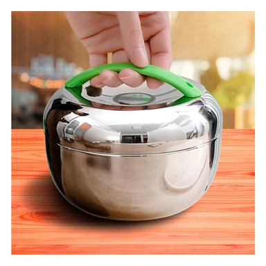 TAPER MODERNO 1L EN VERDE Y PLATEADO Y+LIGAS DE REGALO