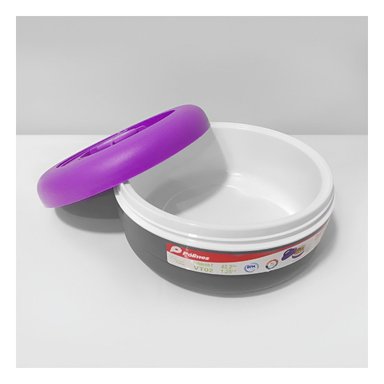 TAPER CIRCULAR COMPACTO EN MORADO Y PLOMO Y+LIGAS DE REGALO