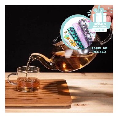 TETERA PORTATIL PARA CAFE 900ML Y+PAPEL DE REGALO