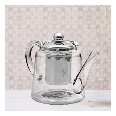 PACK2 TETERA DE FLORES DE COCINA 800ML TRANSPARENTE CON BOROSILICATO Y ACERO Y+REGALO STICKER - 5