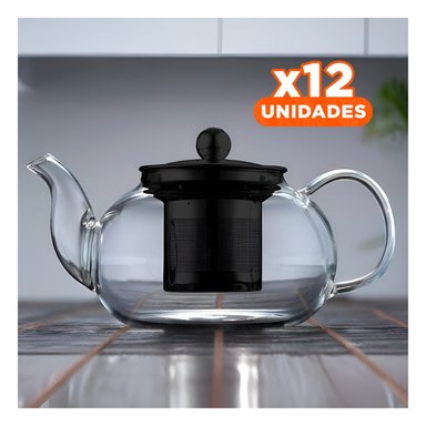 PACK12 HERVIDOR REDONDO DE 900ML F066B Y+REGALO STICKERS