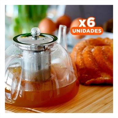 PACK6 HERVIDOR COMPACTO 1000ML F062B Y+REGALO STICKERS