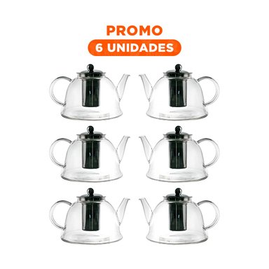PACK6 HERVIDOR EN DISENO CAMPANA DE 1500ML F180B