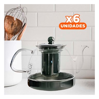 PACK6 HERVIDOR PRACTICA DE 800ML E163 Y+REGALO STICKERS