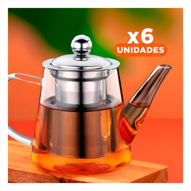 PACK6 INFUSOR APTA PARA ESTUFA 800ML Y+REGALO STICKERS