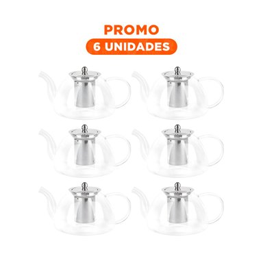 PACK6 INFUSOR FUNCIONAL Y MODERNO DE 1000ML F062B