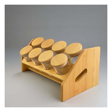 CONDIMENTERO MODERNO CON 8PZS CIRCULAR Y+LIGAS DE REGALO