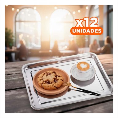 PACK12 AZAFATE SIMPLE PARA POSTRE 36X27CM Y+REGALO STICKERS