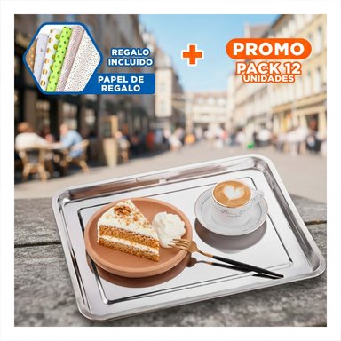 PACK12 AZAFATE MULTIUSO 40X30X2CM Y+PAPEL DE REGALO