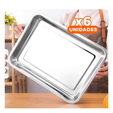 PACK6 AZAFATE PARA COCINA 36X27X2CM Y+REGALO STICKERS