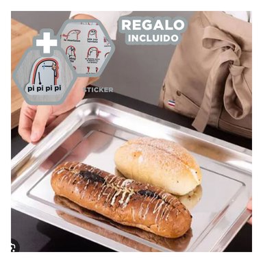 BANDEJA ELEGANTE PARA EVENTOS 36X27X2CM Y+REGALO STICKERS