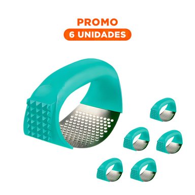 PACK6 RAYADOR VERSATIL PARA ALIMENTOS VERDE AGUA