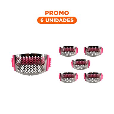 PACK6 RAYADOR VERSATIL PARA ALIMENTOS DE COLOR ROSADO